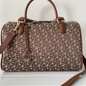 DKNY monogram Boston bag